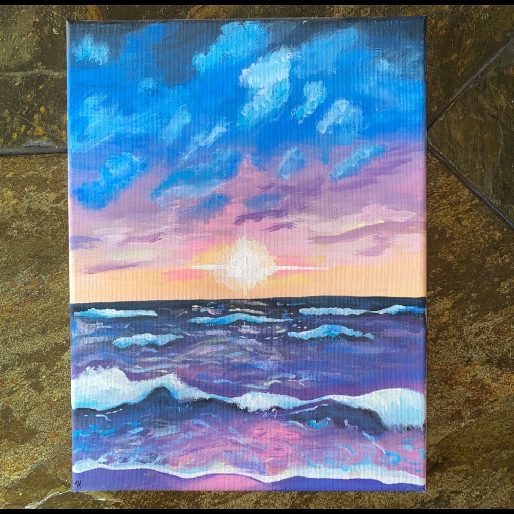 Sunset painting